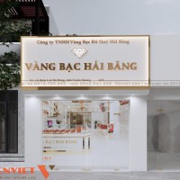 Thiết kế tiệm vàng Hải Băng 40m2 tại Nà Hang, Tuyên Quang